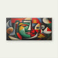 Abstract Geometric Colorful Wall Art Canvas Office Home Room Framed 120x60cm