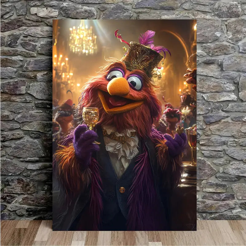 Muppet Show Canvas Wall Art, Print 100% Australian Made 40x60cm Stretched Canvas Ready to Hang