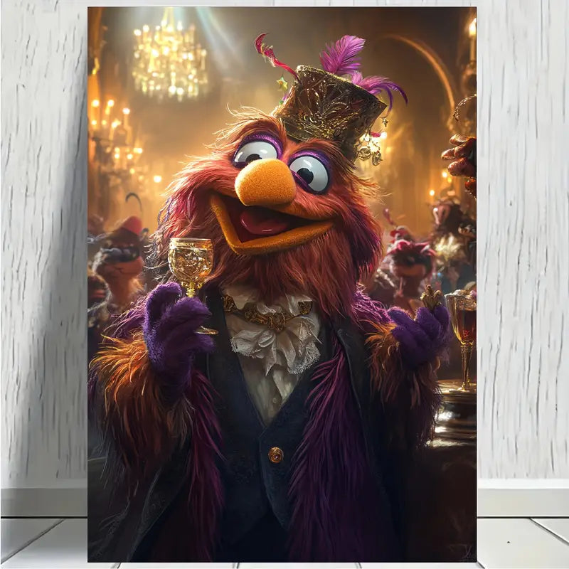 Muppet Show Canvas Wall Art, Print 100% Australian Made 40x60cm Stretched Canvas Ready to Hang