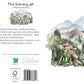 Village with Mountains Greeting Card - The Scenery Set - 10 Pcs