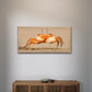 Horned Ghost Crab on a Beach Wall Art Canvas Office Home Room Framed 120x60cm