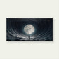 Full Moon Night Sky Cosmic Tunnel Wall Art Canvas Office Home Framed 120x60cm
