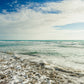 Sea Waves, Clouds & Blue Sky Print 100% Australian Made Stretched Canvas Ready to Hang - BC-114