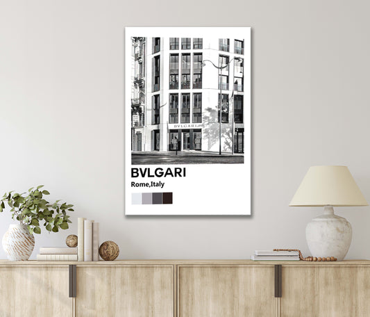 Art Of Bvlgari Establishment Print 100% Australian Made 40x60cm Stretched Canvas Ready to Hang