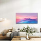 Portrait Gradient Wall Art Canvas Office Home Room Framed 80x45cm
