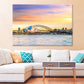 Downtown Sydney skyline in Australia Print 100% Australian Made Stretched Canvas Ready to Hang - AU-115