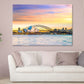 Downtown Sydney skyline in Australia Print 100% Australian Made Stretched Canvas Ready to Hang - AU-115