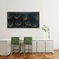 Blue Dandelion Seed Botany Wall Art Canvas Office Home Room Framed 120x60cm