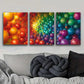 3pcs Sphere arrangement Metal Print Ready to Hang Art