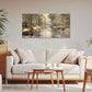 Serene River & Tree Scene wall canvas office home room framed 120x60cm