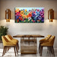 Abstract Watercolor Paper Flowers Wall Art Canvas Office Home Room Framed 120x60cm