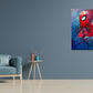 Iconic Red and Blue of Superhero Close Up Print 100% Australian Made 40x60cm Stretched Canvas Ready to Hang