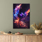 Sight Of a Rainbow Winged Bird Soaring High in The Sky Print 100% Australian Made 40x60cm Stretched Canvas Ready to Hang