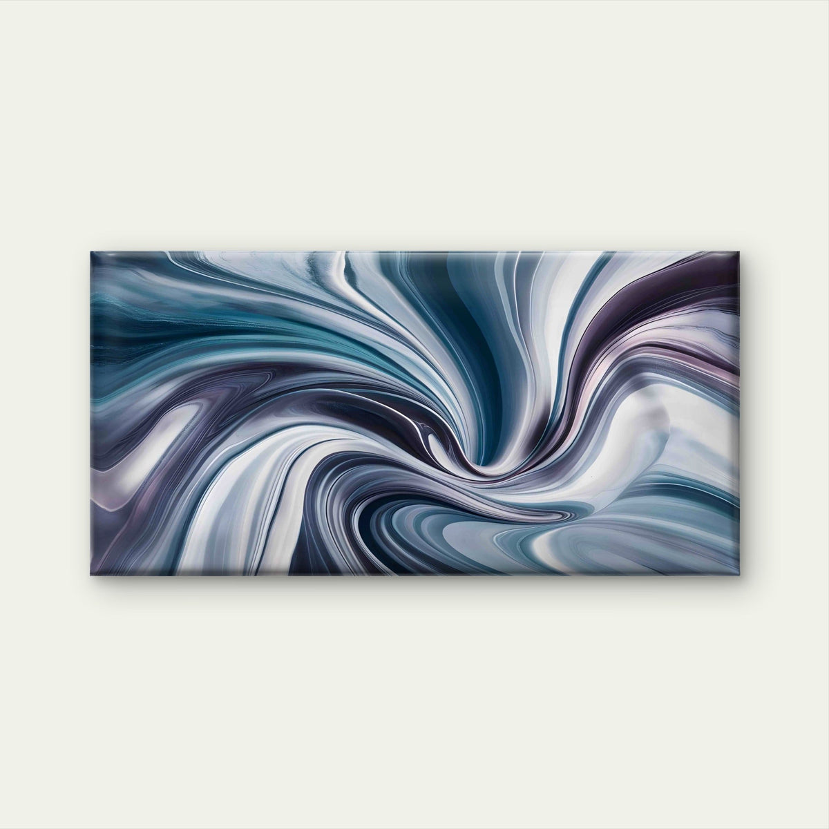 Blue White Abstract Background Wall Art Canvas Office Home Room Framed 120x60cm