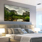 Yosemite National Park Mountain River Nature Wall Art canvas office home room framed 120x60cm
