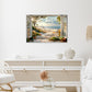 Sunlight Beach Light House Bloom Window View Print 100% Australian Made 60x40cm Stretched Canvas Ready to Hang