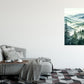 Stunning Mountain with Trees Painting Print 100% Australian Made 40x60cm Stretched Canvas Ready to Hang