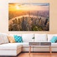 Downtown Shanghai Skyline View Print 100% Australian Made Stretched Canvas Ready to Hang - CT-119