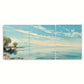 3pcs Salton Sea Lake Serene Sunset View Metal Print Ready to Hang Art