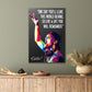 Motivation Poster Of And Artist Print 100% Australian Made 40x60cm Stretched Canvas Ready to Hang