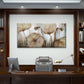Asia Lotus Leaf Water Lily Wall Art Canvas Office Home Room Framed 80x45cm