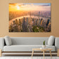 Downtown Shanghai Skyline View Print 100% Australian Made Stretched Canvas Ready to Hang - CT-119