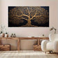 Golden Tree wall canvas office home room framed 120x60cm