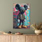 Painting Of Graffiti Cartoon Character in A Black Jacket Print 100% Australian Made 40x60cm Stretched Canvas Ready to Hang