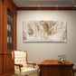 Morocco Beige Palm Shadow Wall Art Canvas Office Home Room Framed 120x60cm