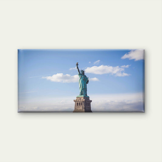 Statue Of Liberty New York City Wall Art Canvas Office Home Room Framed 80x45cm