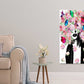 Girl with Flowers & Butterflies Fashion Print 100% Australian Made Stretched Canvas Ready to Hang - FS - 121