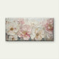 Abstract Art Pink Flowers wall canvas office home room framed 120x60cm