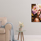 Woman With Flowers on Her Head Print 100% Australian Made 40x60cm Stretched Canvas Ready to Hang