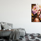 Woman With Flowers on Her Head Print 100% Australian Made 40x60cm Stretched Canvas Ready to Hang