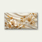 Golden Silken Floral Grace Wall Art Canvas Office Home Room Framed 120x60cm
