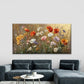 Modern Abstract Wildflower Wall Art Canvas Office Home Room Framed 120x60cm