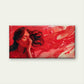 Abstract Sad Crying Woman Face Wall Art Canvas Office Home Room Framed 80x45cm