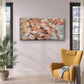 Blush Pink Pastel Palette Wall Art Canvas Office Home Room Framed 120x60cm