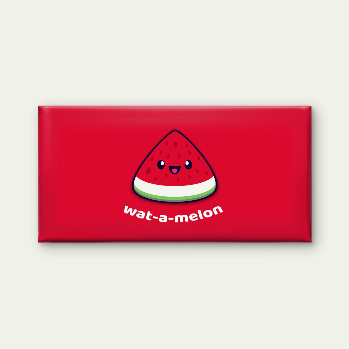 Bold Red Melon Cartoon Wall Art Canvas Office Home Room Framed 80x45cm