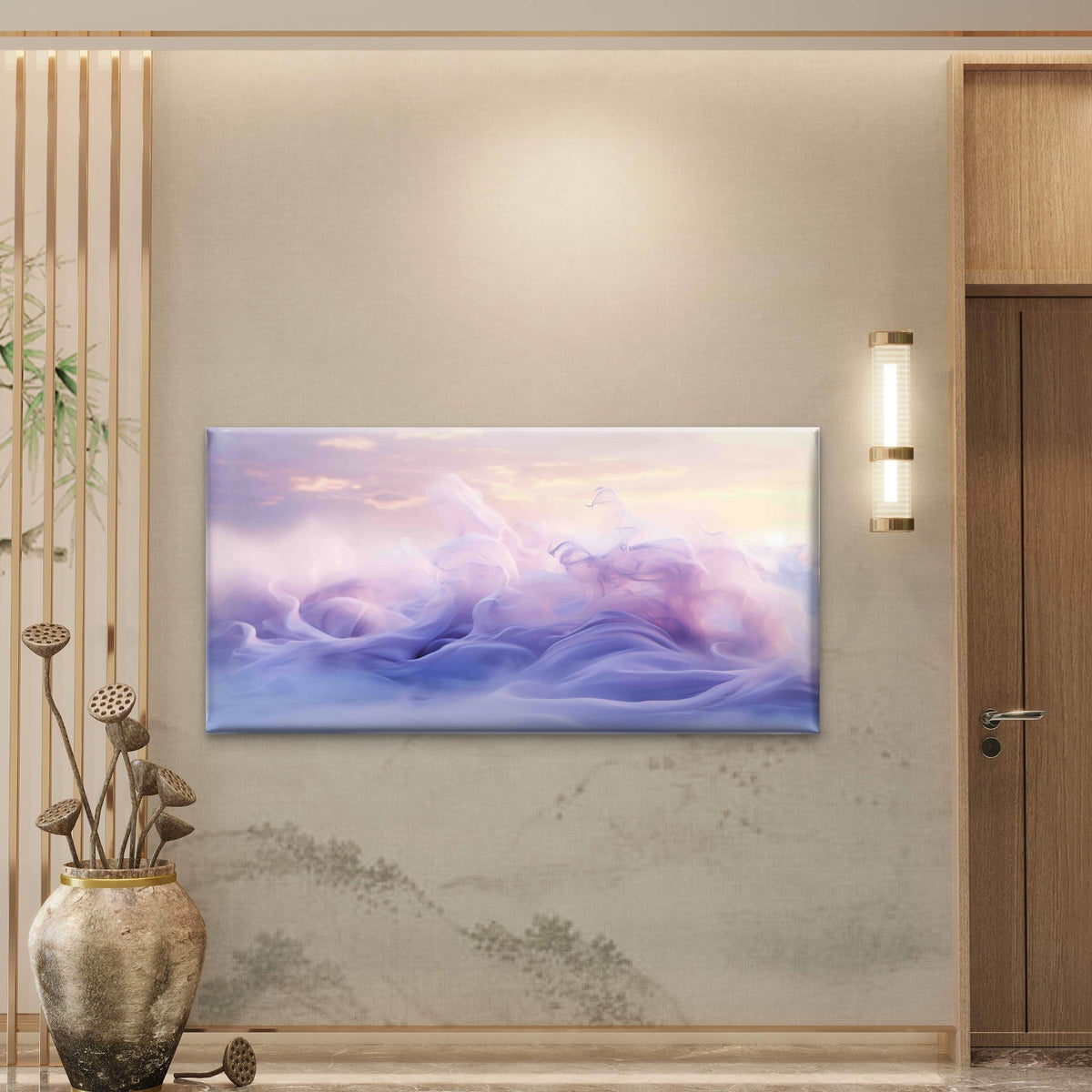 Ethereal Environment Wall Art Canvas Office Home Room Framed 120x60cm