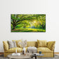 Sunshine Filtering Through TreesWall Art Canvas Office Home Room Framed 120x60cm