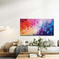 Colorful Abstract Brushstroke Wall Art Canvas Office Home Room Framed 120x60cm