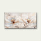 Abstract Cream Beige Blossom Flora Wall Art Canvas Office Home Framed 120x60cm