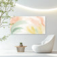 Pastel Soft Feather Art Wall Art Canvas Office Home Room Framed 120x60cm