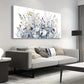 Flowers Vintage Botanical Flower Wall Art canvas office home room framed 120x60cm