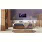 Abstract Purple Floral Vibrant Purple Flower Wall Art canvas office home room framed 120x60cm