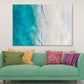 Blue Sea Water in Sunny Day Print 100% Australian Made Stretched Canvas Ready to Hang - BC-120