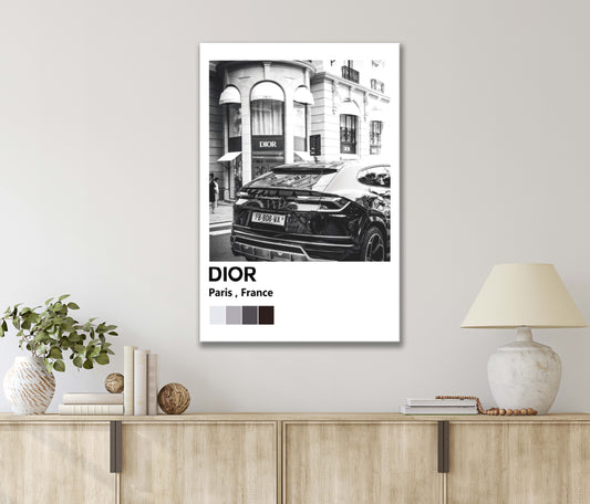 Art Of Dior Establishment Print 100% Australian Made 40x60cm Stretched Canvas Ready to Hang