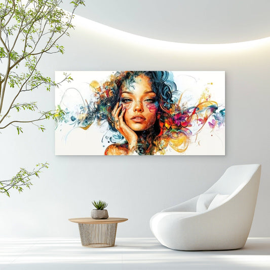 Beautiful Abstract Street Art Wall Art Canvas Office Home Room Framed 120x60cm