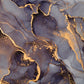 Black Grey & Gold Fluid Abstract Print 100% Australian Made Stretched Canvas Ready to Hang - AB-121